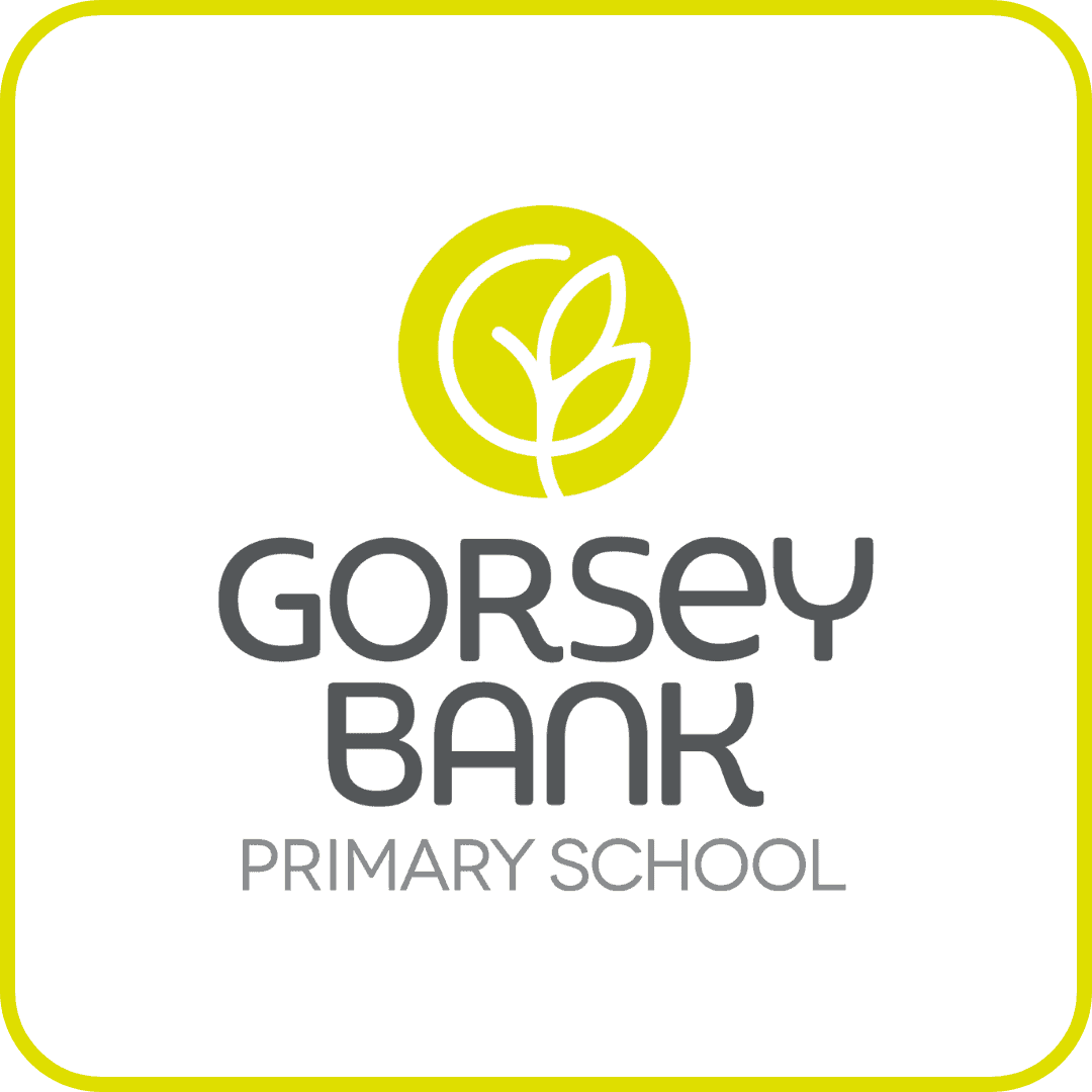 Gorsey Bank Primary School logo with outline