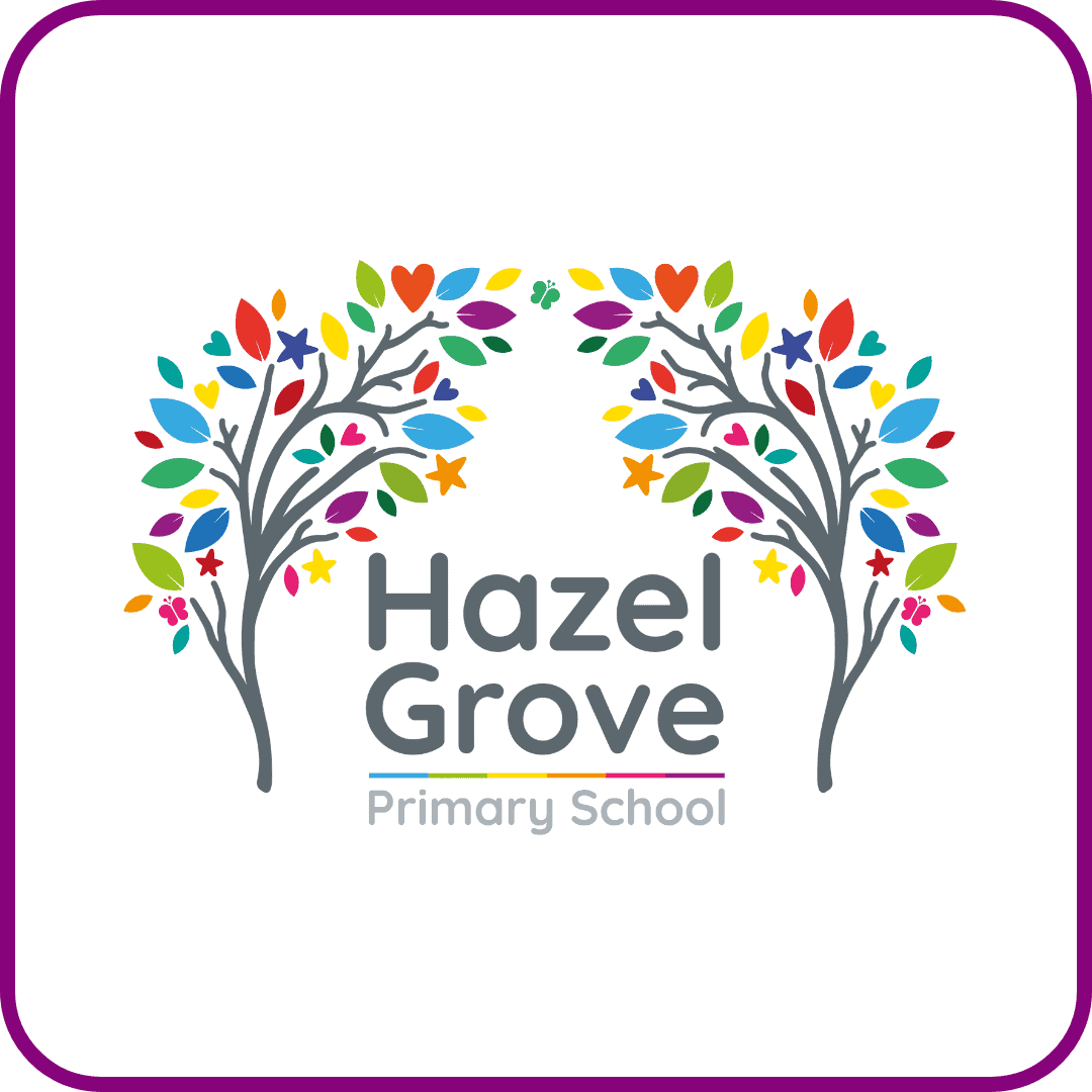 Hazel Grove Primary School logo button