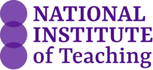 Image of the National Institute of Teaching logo.