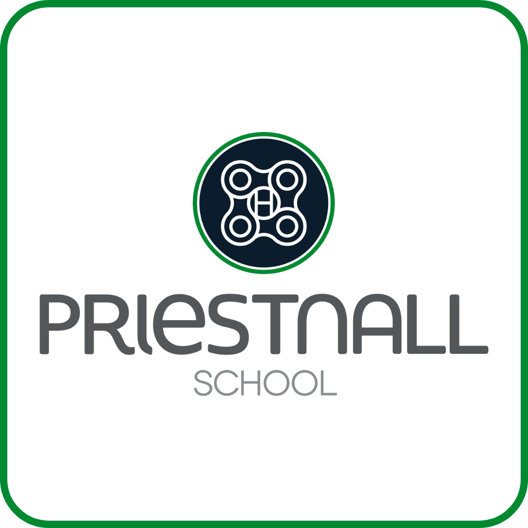 Priestnall School logo button